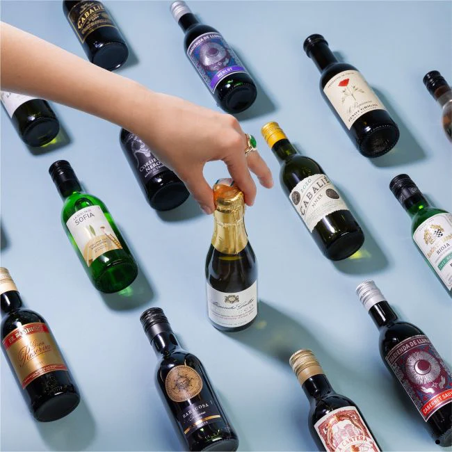 12 Mini Bottles. Big Celebration